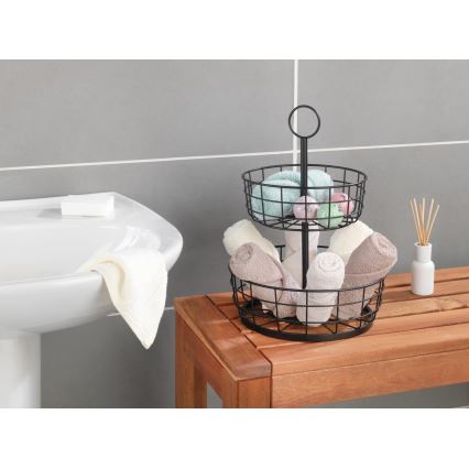 WENKO 88740800 - LOFT-mand 28 x 39 cm, zwart