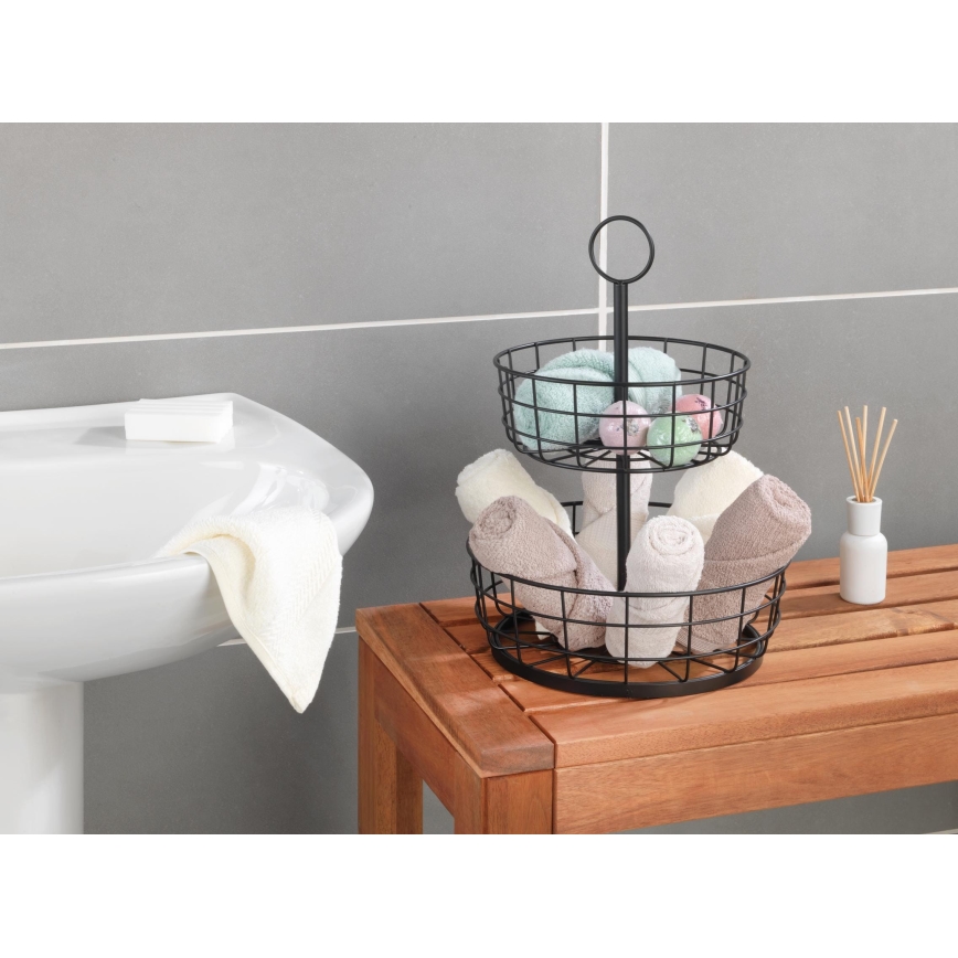 WENKO 88740800 - LOFT-mand 28 x 39 cm, zwart