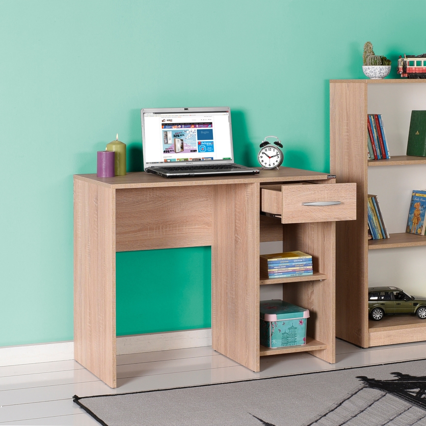 werk tafel 75x90 cm bruin