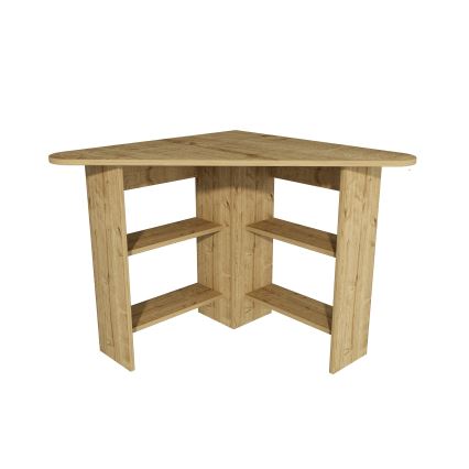 werk tafel CORNER 73,8x80 cm saffier eiken