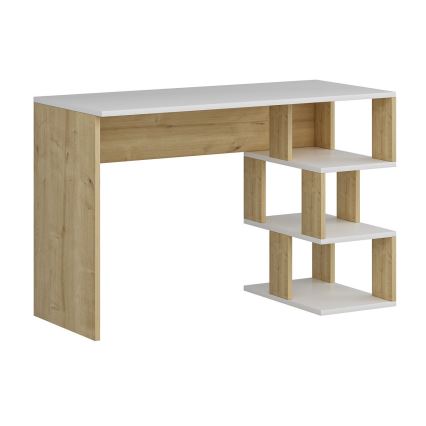 werk tafel DARDANOS 110x73,8 cm beige/wit