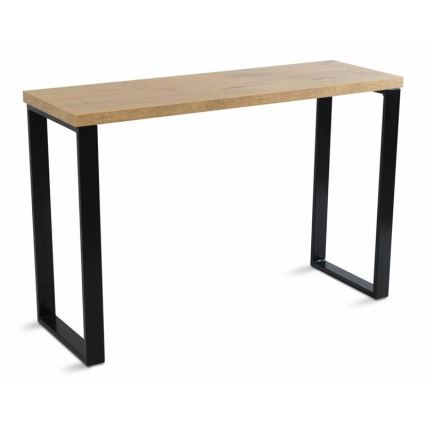Werktafel BLAT 120x40 cm zwart/bruin