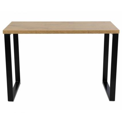 Werktafel BLAT 120x60 cm zwart/bruin