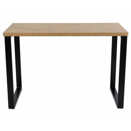 Werktafel BLAT 140x60 cm zwart/bruin
