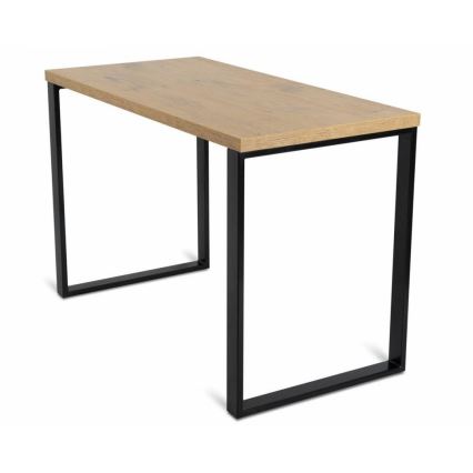 Werktafel BLAT 140x60 cm zwart/bruin