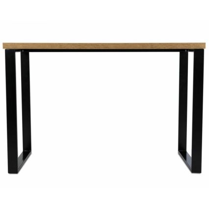 Werktafel BLAT 140x60 cm zwart/bruin