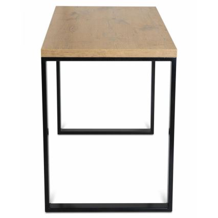 Werktafel BLAT 140x60 cm zwart/bruin