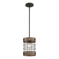 Westinghouse 61180 - Hanglamp aan een koord LANGSTON 1xE27/60W/230V grenen