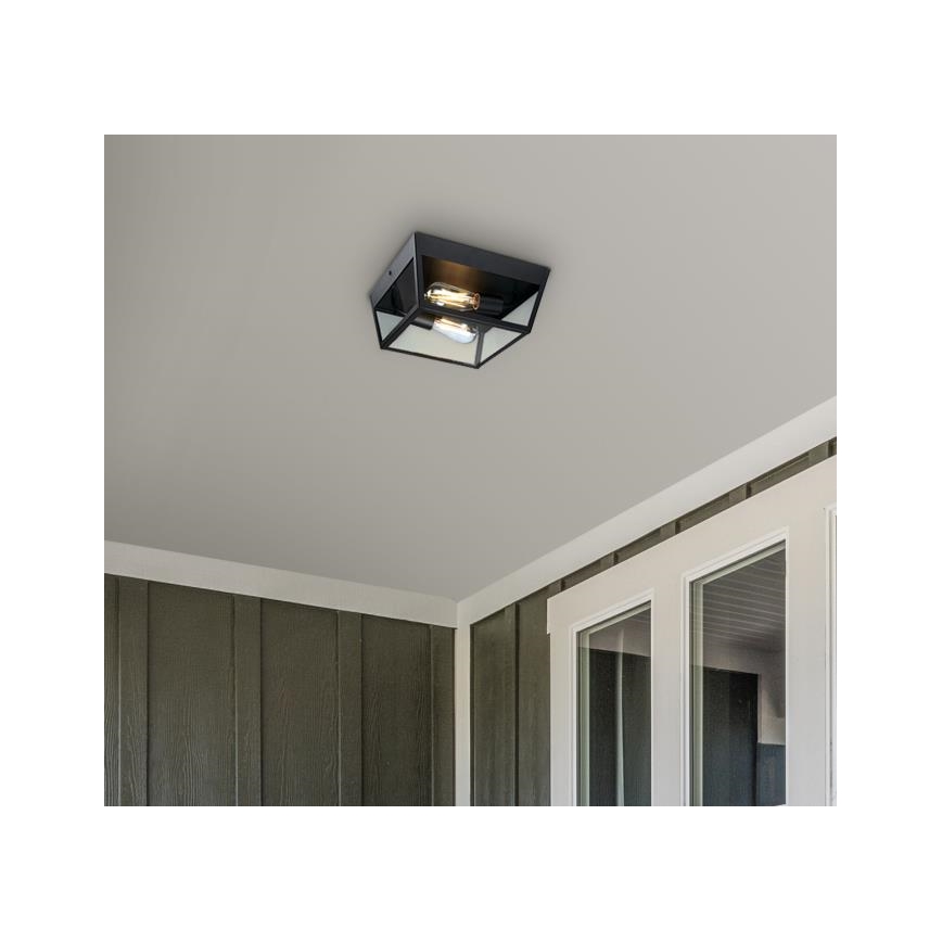 Westinghouse 61219 - Plafondlamp voor buiten PETERSON 2xE27/40W/230V IP44