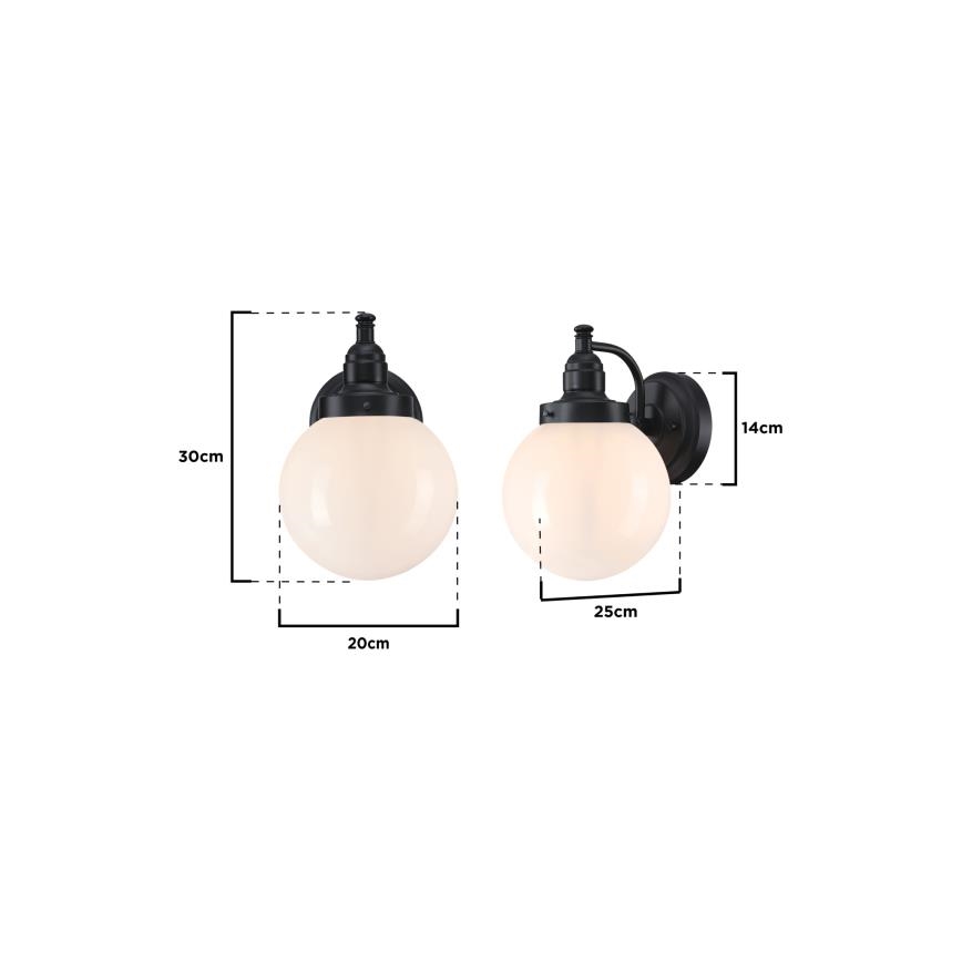 Westinghouse 61240 - Buiten wandlamp EDDYSTONE 1xE27/60W/230V IP44