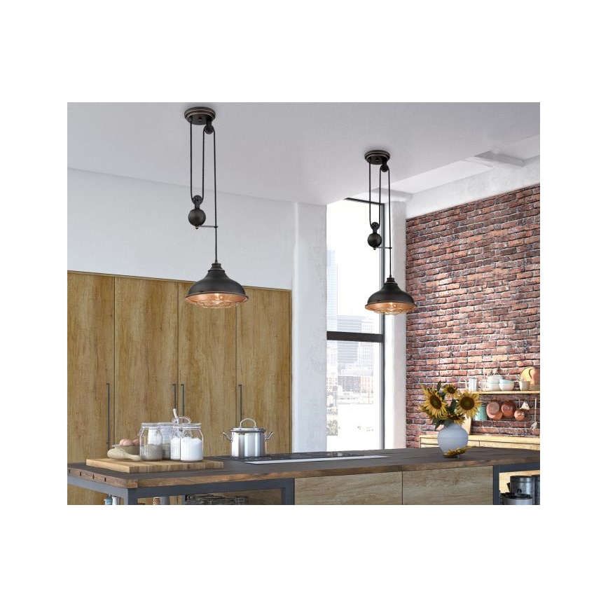 Westinghouse 61249 - Hanglamp aan een koord CHAVES 1xE27/60W/230V