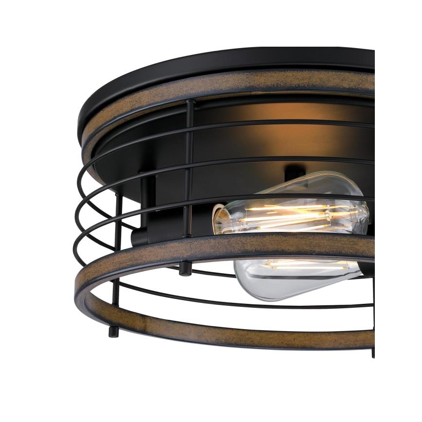 Westinghouse 61250 - Plafondlamp ACKTON 2xE27/60W/230V barnwood