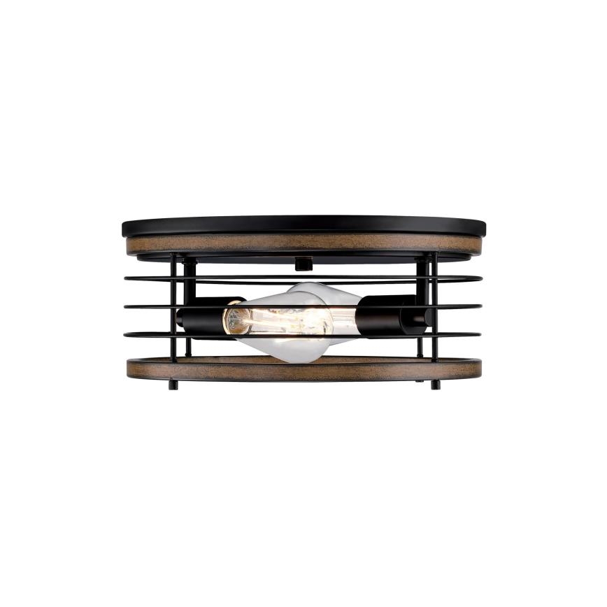 Westinghouse 61250 - Plafondlamp ACKTON 2xE27/60W/230V barnwood
