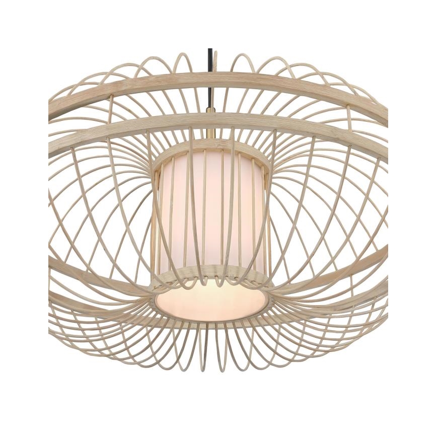 Westinghouse 61255 - Hanglamp met kabel TULCEA 1xE27/60W/230V Ø 50 cm bamboe