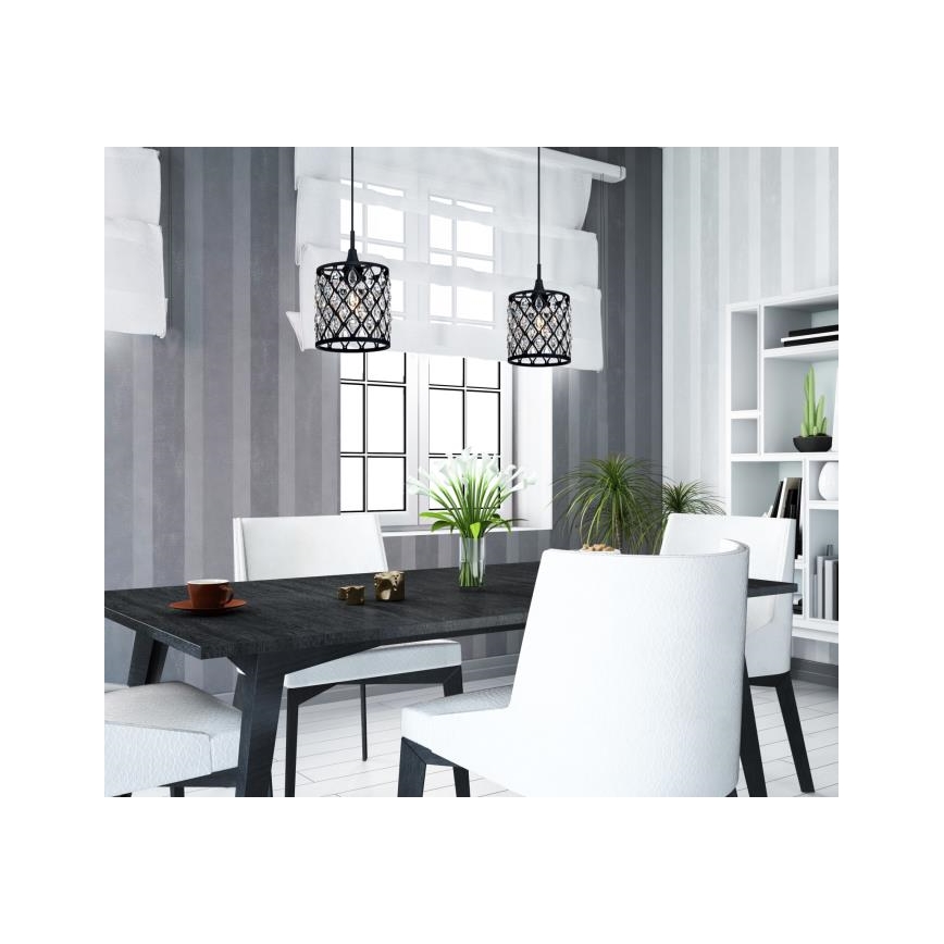 Westinghouse 6362740 - Hanglamp aan snoer WALTZ 1xE27/60W/230V Ø 19 cm