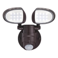 Westinghouse 63643 - LED Buitenschijnwerper met sensor 2xLED/8,75W/230V IP44