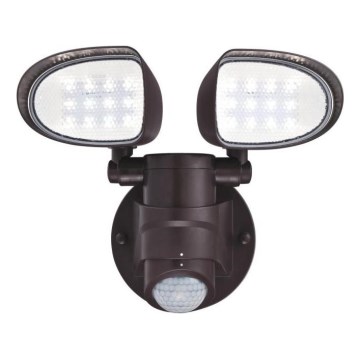 Westinghouse 63643 - LED Buitenschijnwerper met sensor 2xLED/8,75W/230V IP44