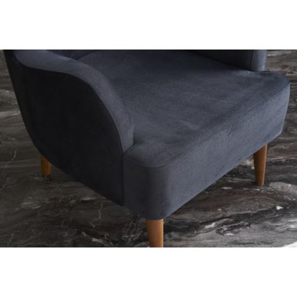 Wingback-fauteuil NEKO antraciet