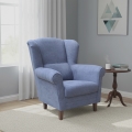 Wingbackfauteuil GALA, blauw