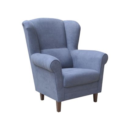 Wingbackfauteuil GALA, blauw