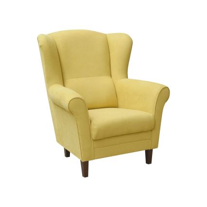 Wingbackfauteuil GALA geel
