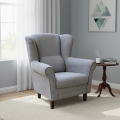 Wingbackfauteuil GALA, grijs