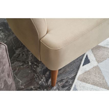 Wingbackfauteuil NEKO crème