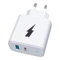 Winner Group - Adapter voor snel opladen 1xUSB-C + 1xUSB-A Power Delivery 38W wit