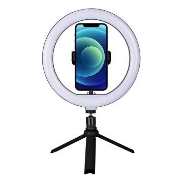 Winner Group - Dimbare LED-tafellamp met statief en houder voor vloggen LED/10W/5V