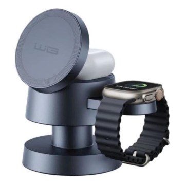 Winner Group - Draadloze oplader 4-in-1 MUSH8OOM 27W antraciet