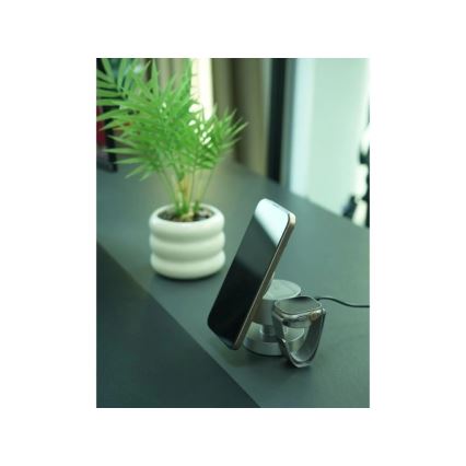 Winner Group - Draadloze oplader 4-in-1 MUSH8OOM 27W antraciet