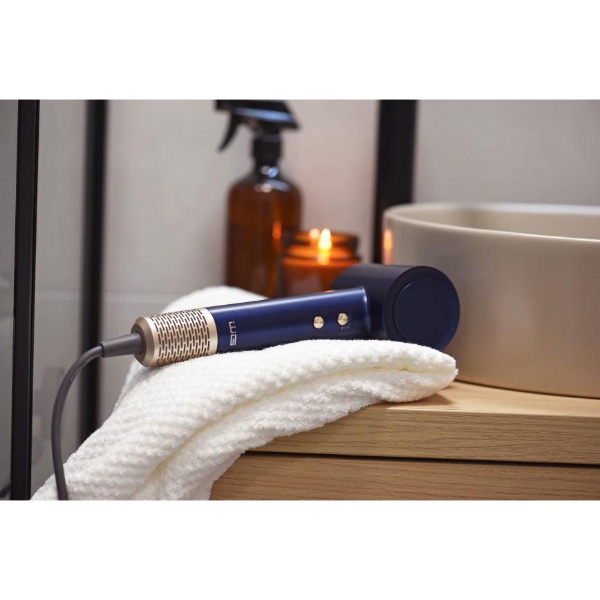 Winner Group - Haardroger met ionisator Elegance Air 1600W/230V blauw SCHUKO