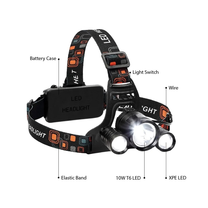 Winner Group - LED-oplaadbare hoofdlamp 5V IPX4