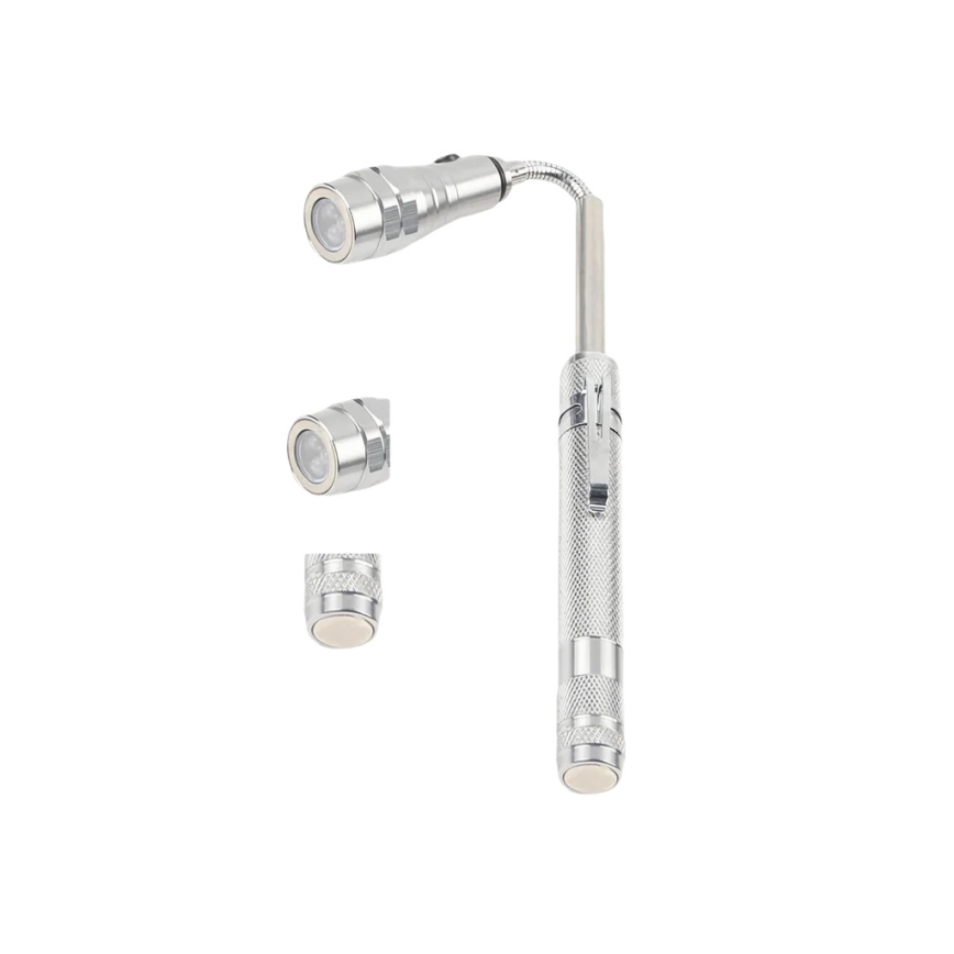 Winner Group - LED telescopische zaklamp LED/0,5W/4xLR44 IP54
