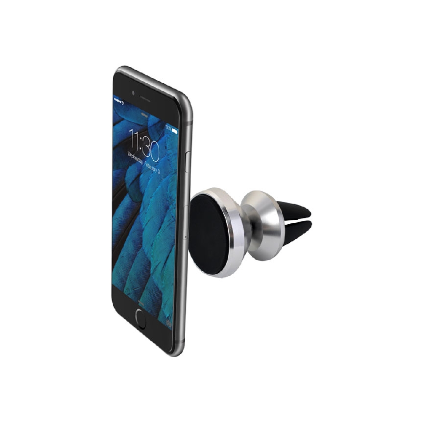 Winner Group - Magnetische autotelefoonhouder zilver