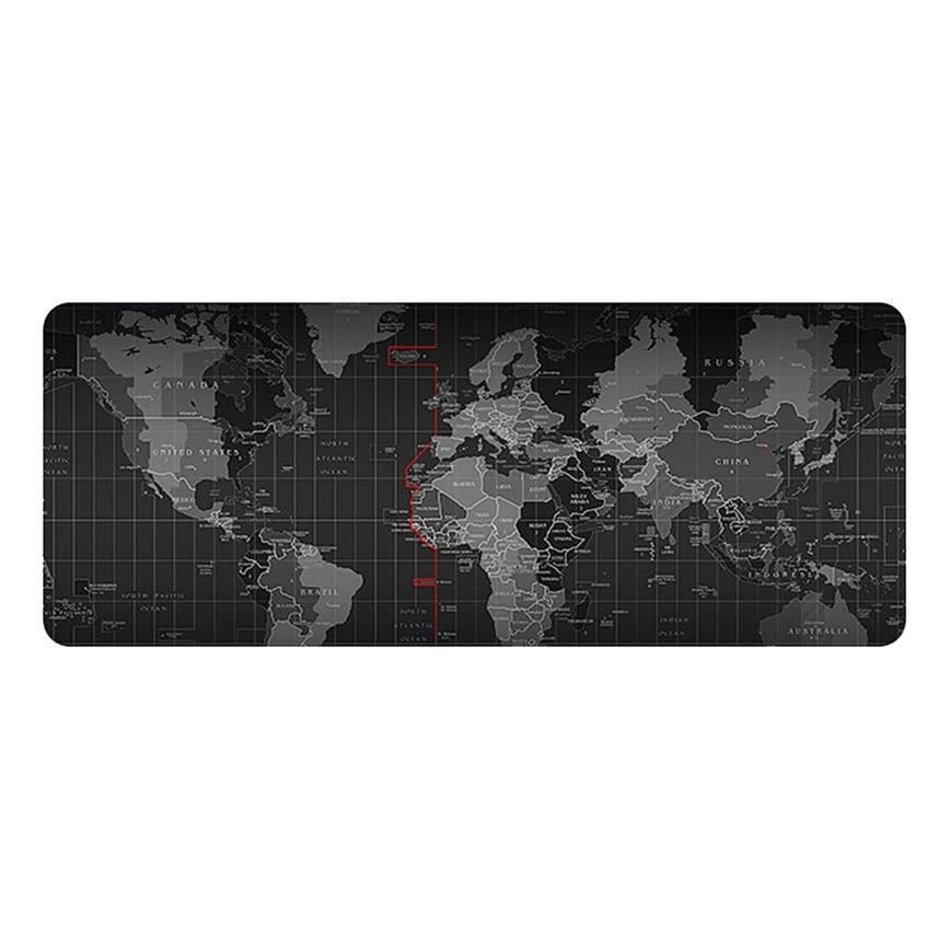 Winner Group - Mat voor toetsenbord en muis 30x75 cm wereld