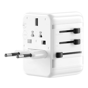 Winner Group - Reisadapter met Power Delivery 20W, wit