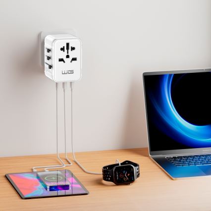 Winner Group - Reisadapter met Power Delivery 20W, wit