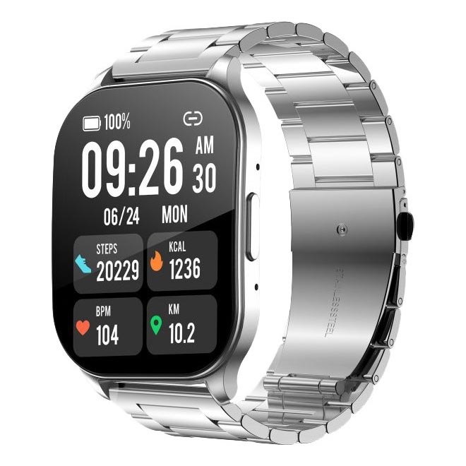 Winner Group - Smart horloge AirFlexOn 300 mAh IP68 zilver