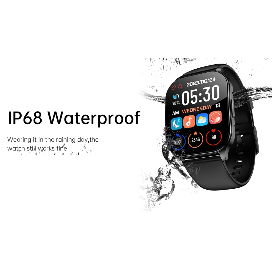 Winner Group - Smart horloge AirFlexOn 300 mAh IP68 zilver