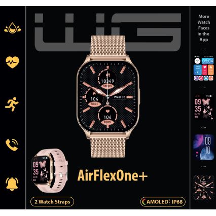 Winner Group - Smart horloge AirFlexOne+ 300 mAh IP68 goud