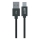 Winner Group - USB-kabel met verlengde connector USB-C / USB-A 60W 1m zwart