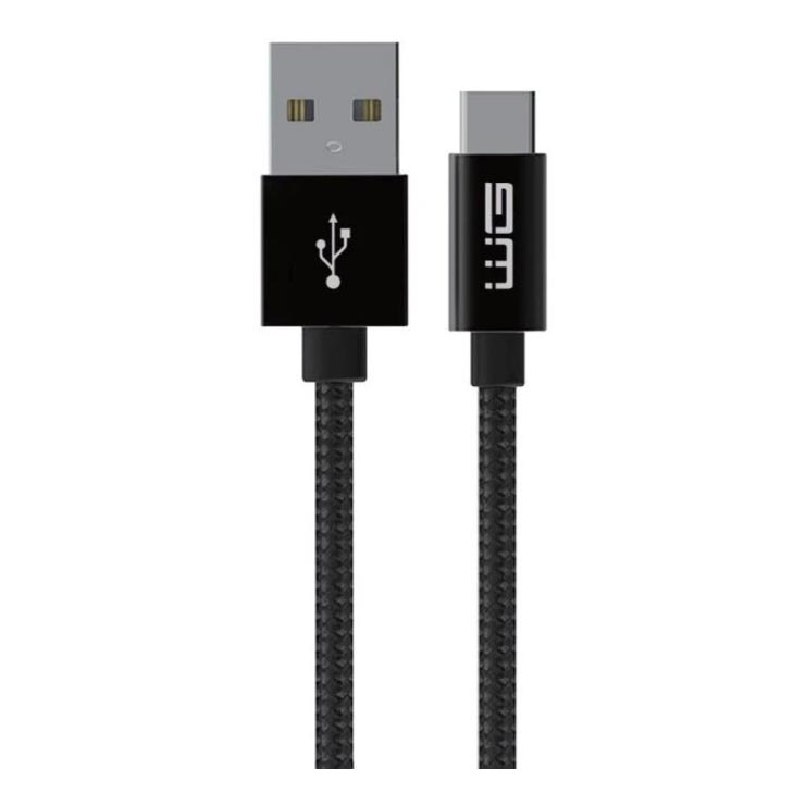 Winner Group - USB-kabel USB-C naar USB-A, 30W, 3 m, zwart