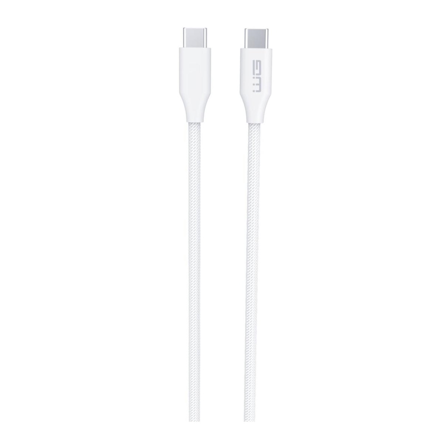 Winner Group - USB-kabel USB-C / USB-C 120W 1,5m wit