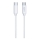 Winner Group - USB-kabel USB-C / USB-C 60W 1m wit
