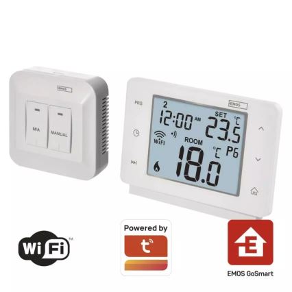 Wireless digitaal thermostaat GoSmart 230V/16A Wi-FI Tuya