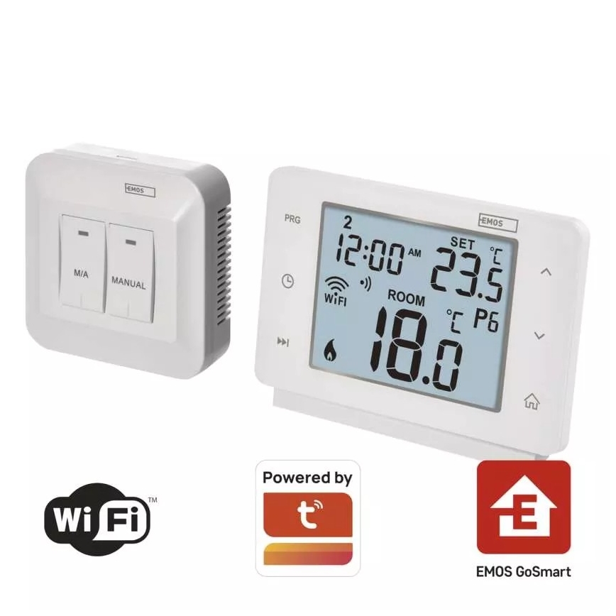 Wireless digitaal thermostaat GoSmart 230V/16A Wi-FI Tuya
