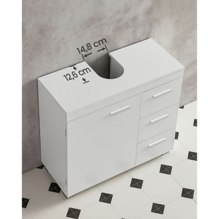 Witte badkamerkast NICO