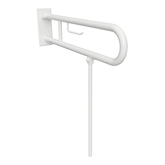 Witte bevestigingsbeugel 10x25 cm