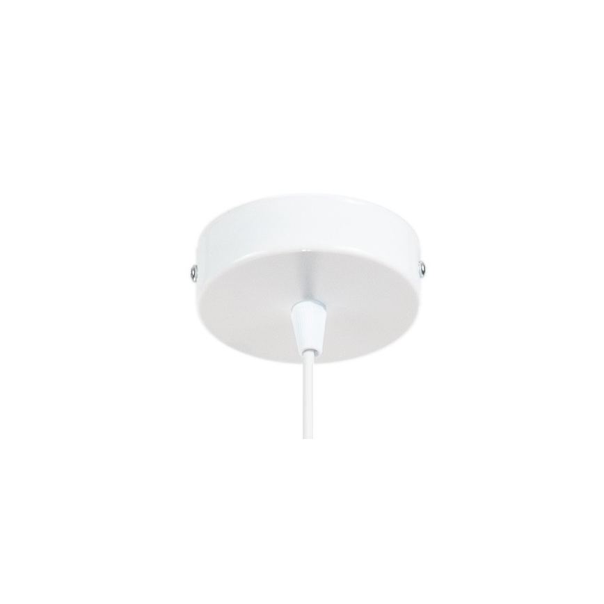 Witte Hanglamp aan een koord WILL 1x E27 / 60W / 230V